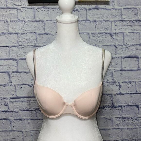 Elle Macpherson Intimates 34 C  Faithful Jewel Pink Underwire Bra E72-147 Nwt - Picture 1 of 11